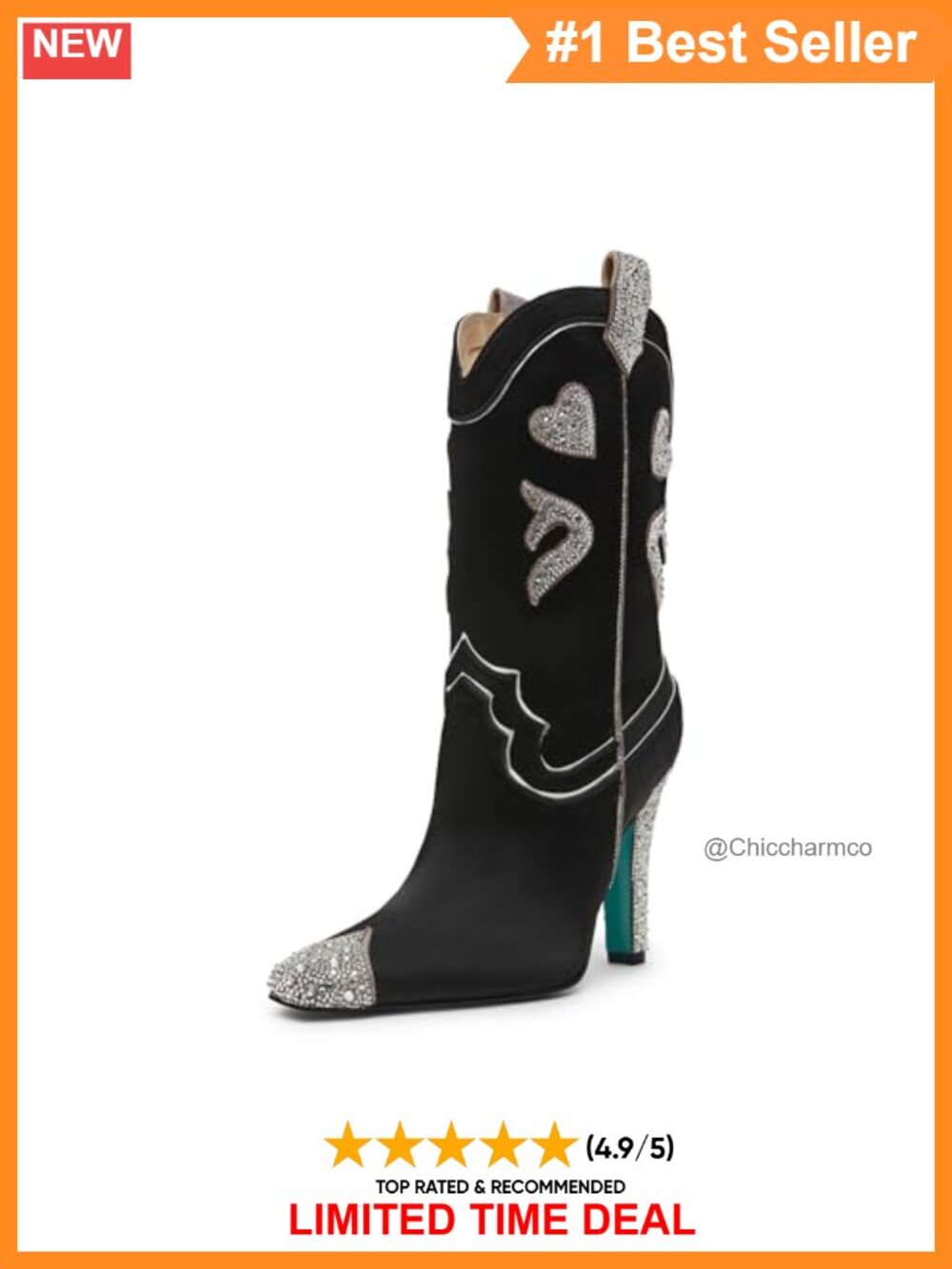 Pointed Toe Stiletto Heel Ankle Bootie - Synthetic Upper